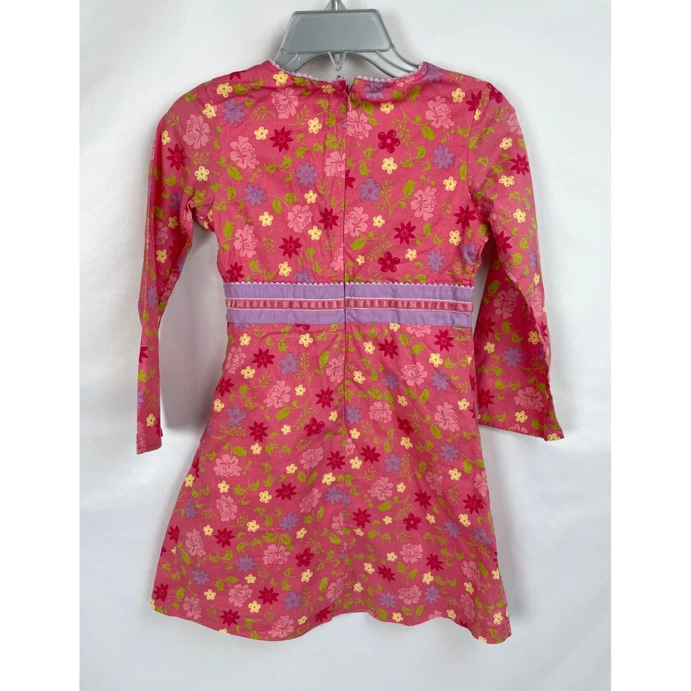 American Girl Dress for Girls Child Sz 8 Meet Chrissa Maxwell Pink Floral